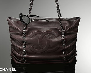 brown Chanel bag