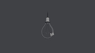 light bulb illustration HD wallpaper