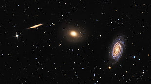 Andromeda galaxy, galaxy, space, universe, stars HD wallpaper
