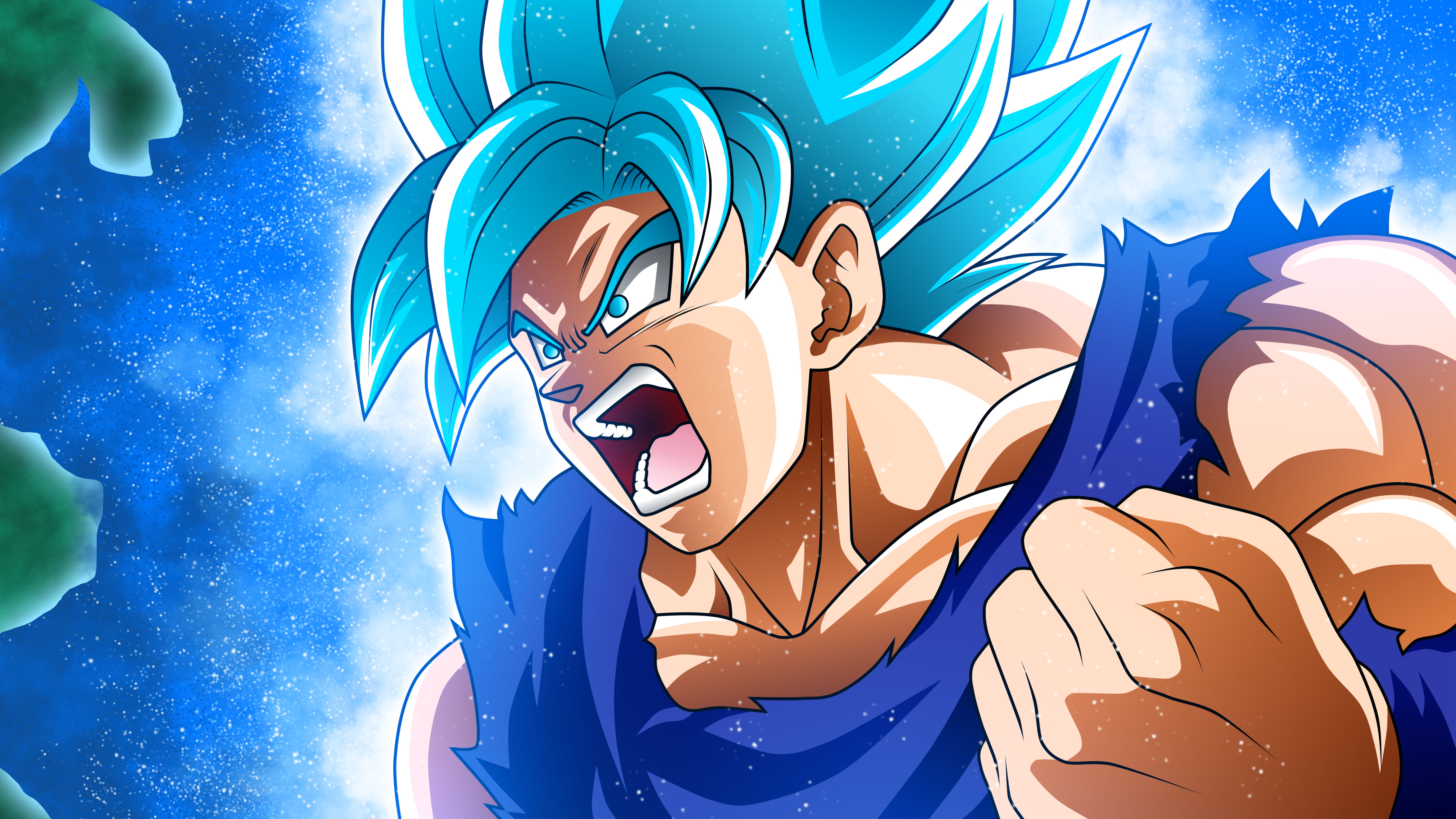 Goku from Dragonball Z, Dragon Ball Super, Son Goku, Super Saiyajin Blue, Super Saiyan Blue