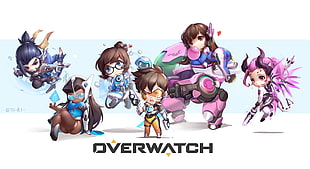 Overwatch character wallpaper, anime, anime girls, Overwatch, D.Va (Overwatch)