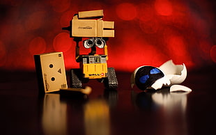 shallow focus photo of Wall-E toy HD wallpaper