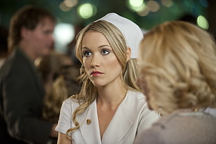 woman wearing nurse uniform