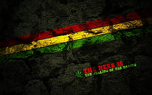 the herb is the healing of the nation