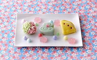 plates of candies
