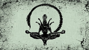 Alien vs. Predator alien digital wallpaper HD wallpaper