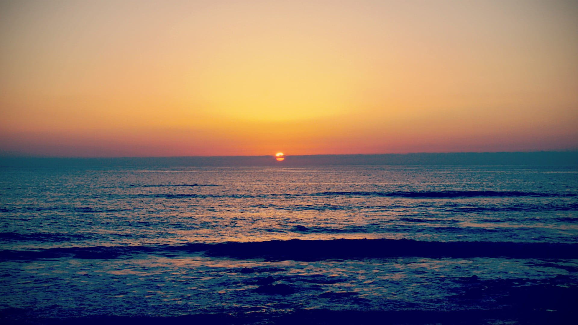 sea and sunset, sunlight, landscape, sky, sea
