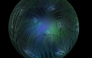 closeup photo of green ball