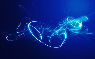 blue light wallpaper, abstract