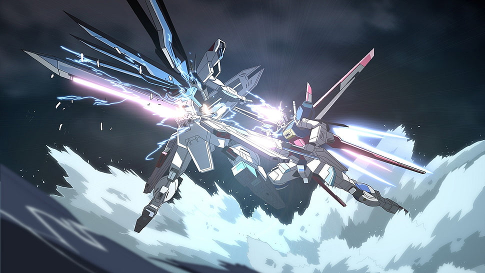 Gundam anime series screenshot HD wallpaper