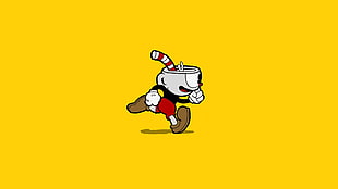 gray, red, and black illustration, Cuphead (Video Game), video games