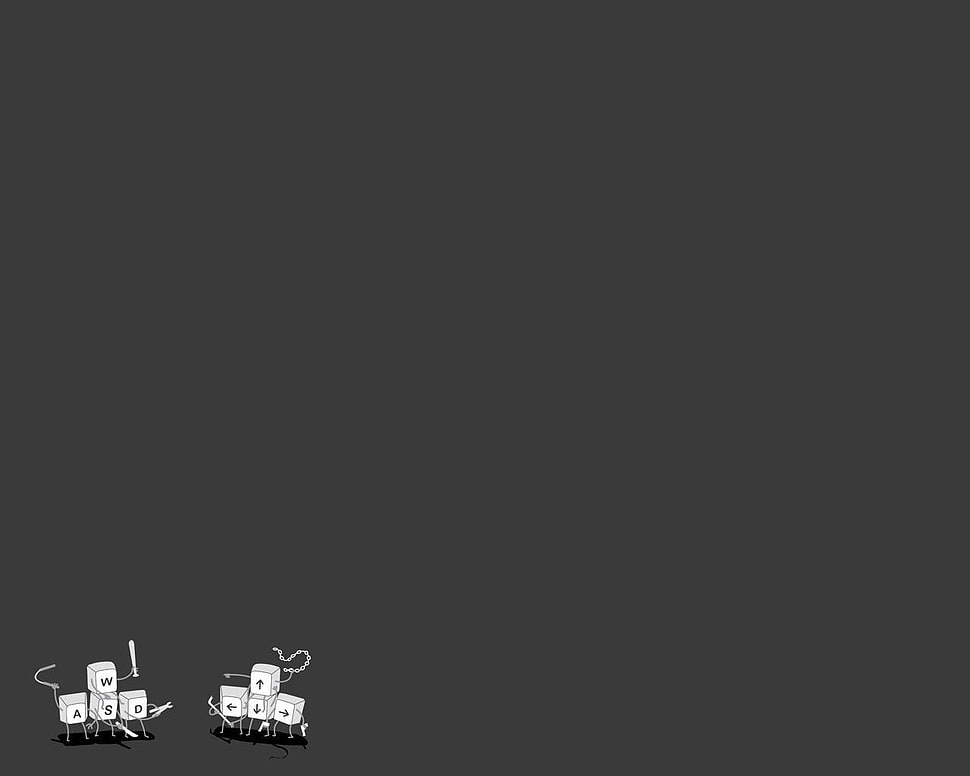 gray background, minimalism HD wallpaper