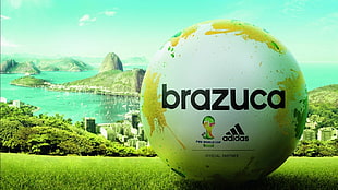 adidas Brazuca ball, soccer, FIFA, Adidas, landscape HD wallpaper