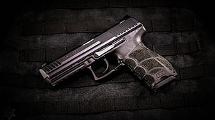 black and gray semi-automatic pistol, gun, pistol, Heckler & Koch, Heckler & Koch USP