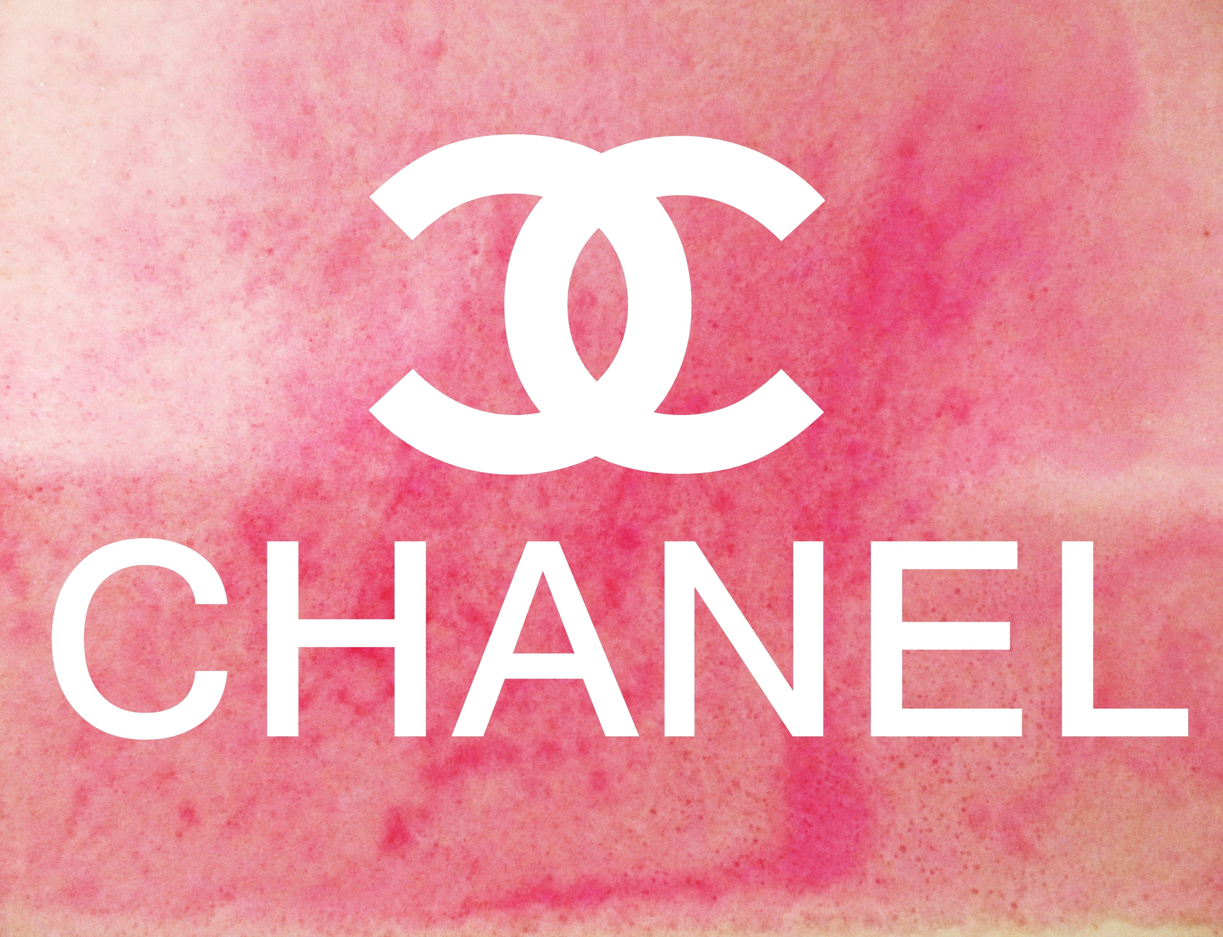 Red and white Love text, Chanel, pink background, logo HD wallpaper |  Wallpaper Flare