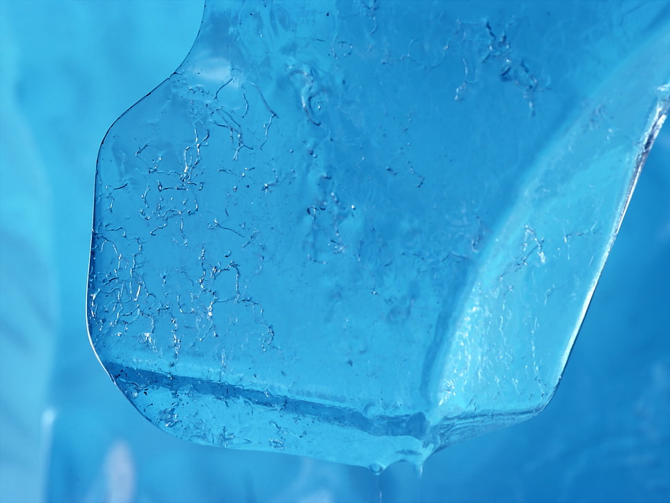 Ice floe,  Patterns,  Drops,  Thawing HD wallpaper