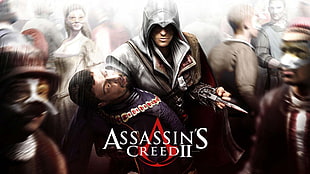 Assassin's Creed II digital wallpaper, Assassin's Creed: Brotherhood, video games