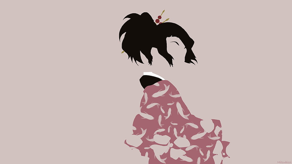 Geisha illustration, anime, Samurai Champloo, Fuu HD wallpaper