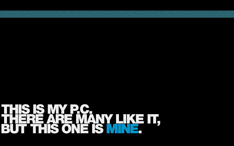 this is my P.C. sign, simple background, quote, Full Metal Jacket, humor HD wallpaper