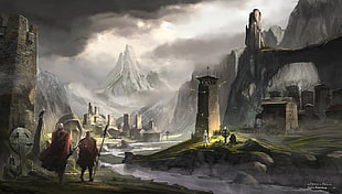 video game screenshot, fantasy art, Vikings HD wallpaper