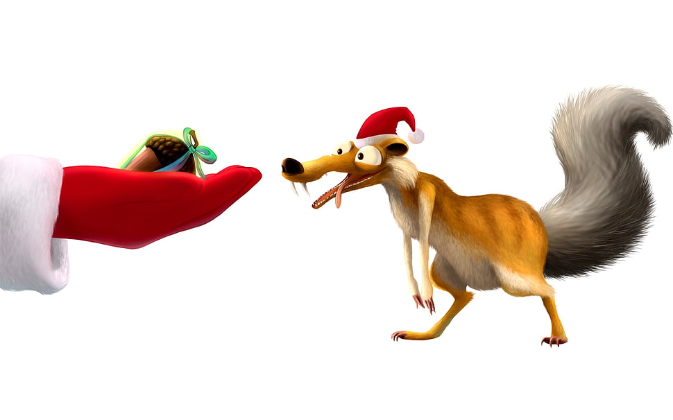 Squirrel of Ice Age HD wallpaper