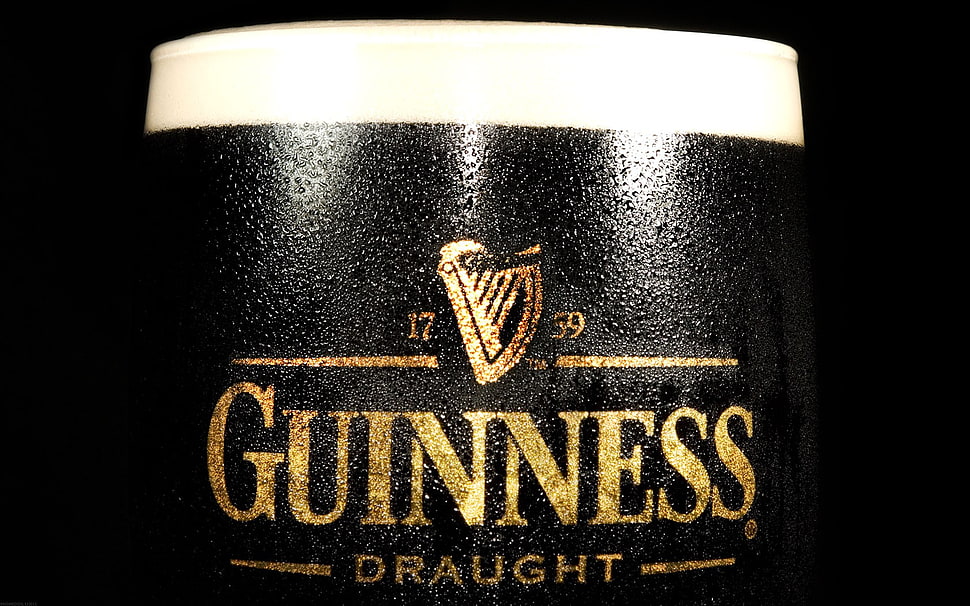 Guinness liquor bottle, Guinness, beer, drink, alcohol HD wallpaper