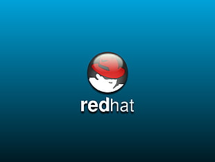 black and red LED light, Linux, Red Hat