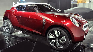 red and white vehicle, MG Icon, concept cars