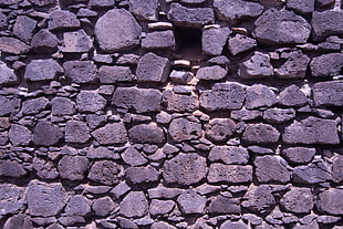 gray brick wall, Texture, Wall, Stones
