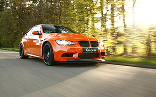 orange BMW E93 coupe, G-Power, BMW M3 GTS, BMW M3 , BMW HD wallpaper