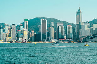 high-rise buildings, Hong Kong HD wallpaper