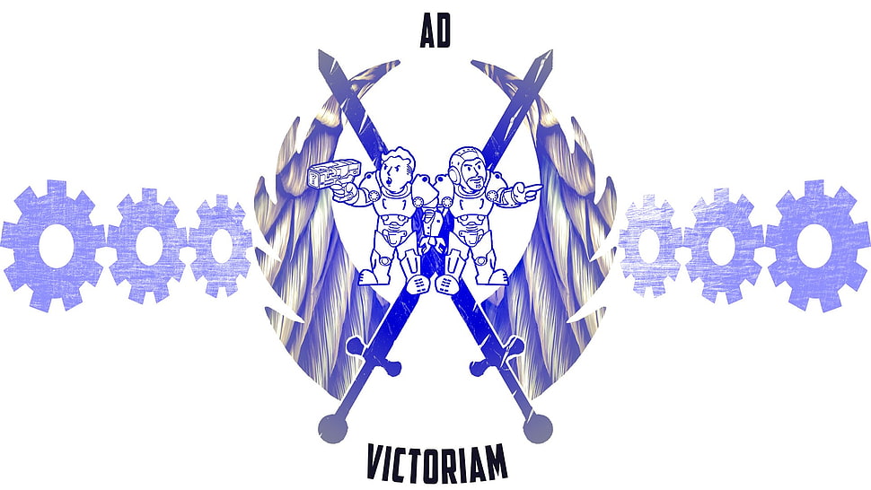 Victoriam logo, Fallout HD wallpaper