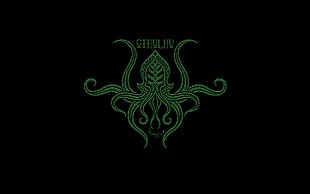 green squid log, Cthulhu, H. P. Lovecraft HD wallpaper