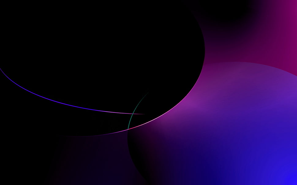 purple and black illustration HD wallpaper