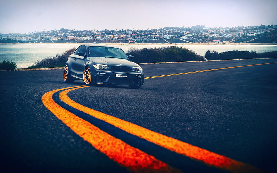 black coupe, car HD wallpaper