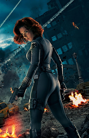 Black Widow, Scarlett Johansson, Avengers: Age of Ultron HD wallpaper