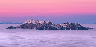 gray and white mountain photo during daytime