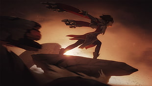 character wearing red and brown coat poster, League of Legends, Taliyah (League Of Legends)