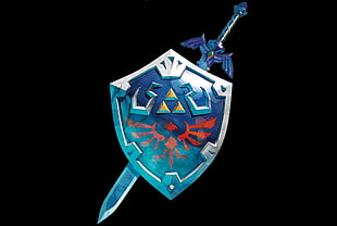 The Legend of Zelda digital wallpaper, video games, The Legend of Zelda, Master Sword, sword