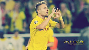 soccer player, Borussia Dortmund, BVB, Ciro Immobile, soccer HD wallpaper