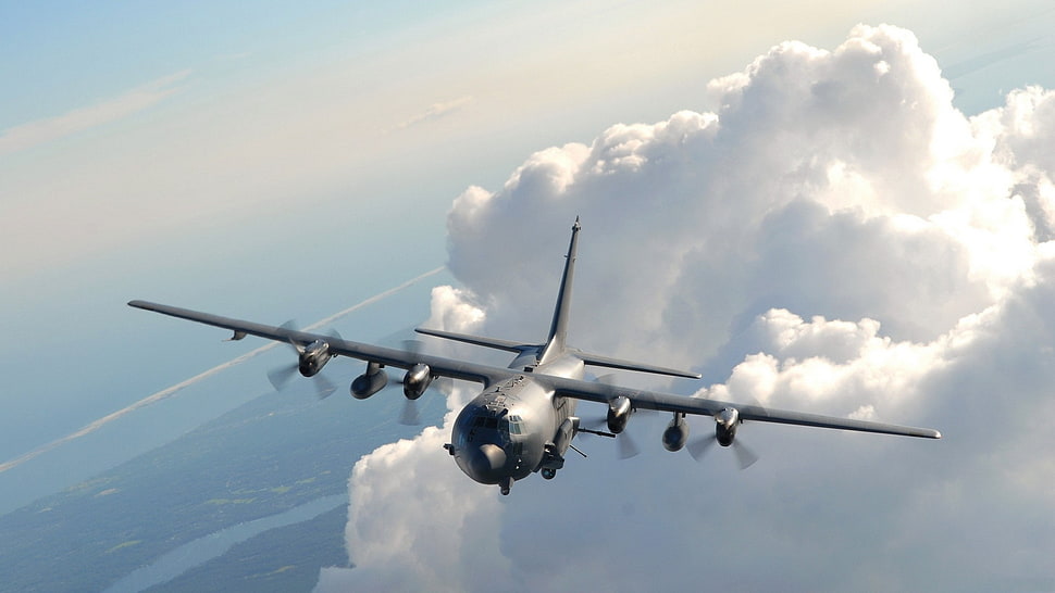 Plane,  Sky,  Clouds,  Flight HD wallpaper