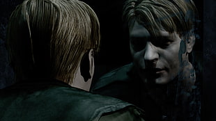 men's black shirt, Silent Hill  2, james sunderland, video games
