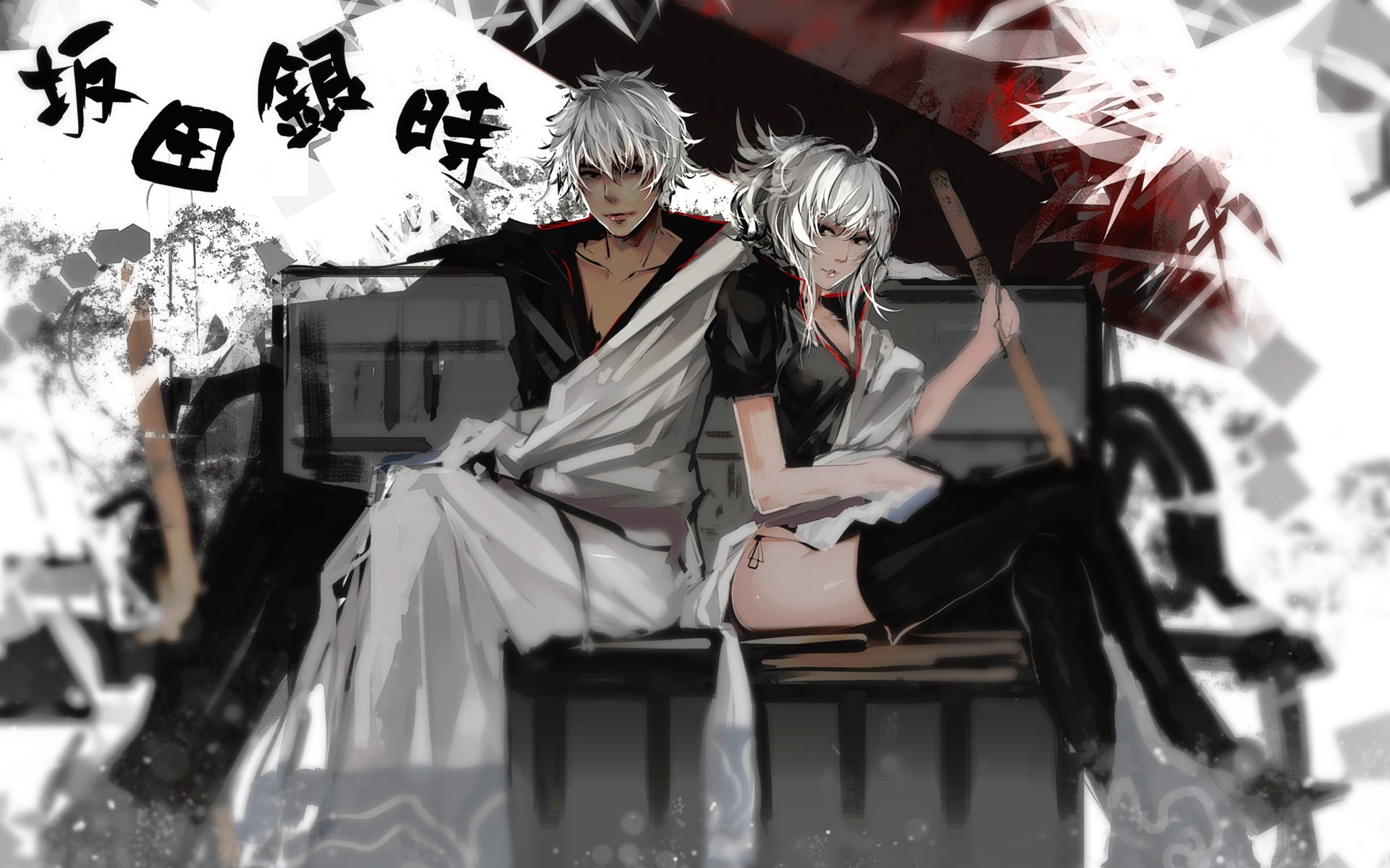 Gintama Digital Wallpaper Gintama Sakata Gintoki Anime Genderswap Hd Wallpaper Wallpaper Flare