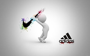 Adidas and Nike logo HD wallpaper