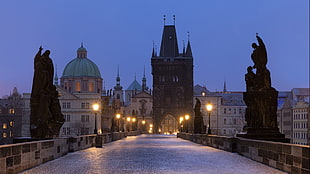 Charles Bridge, Prague, cityscape, architecture, old building, Prague