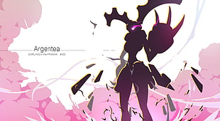 white and black star print textile, robot, anime vectors, Darling in the FranXX HD wallpaper