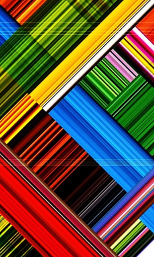 multicolored striped textile