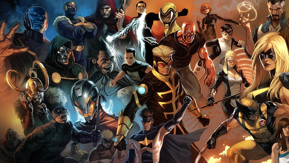 Wolverine wallpaper, Marvel Comics, Loki, Wolverine HD wallpaper