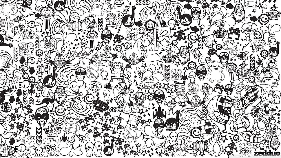 drawing, doodle HD wallpaper