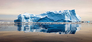iceberg on body of water, antarctica HD wallpaper